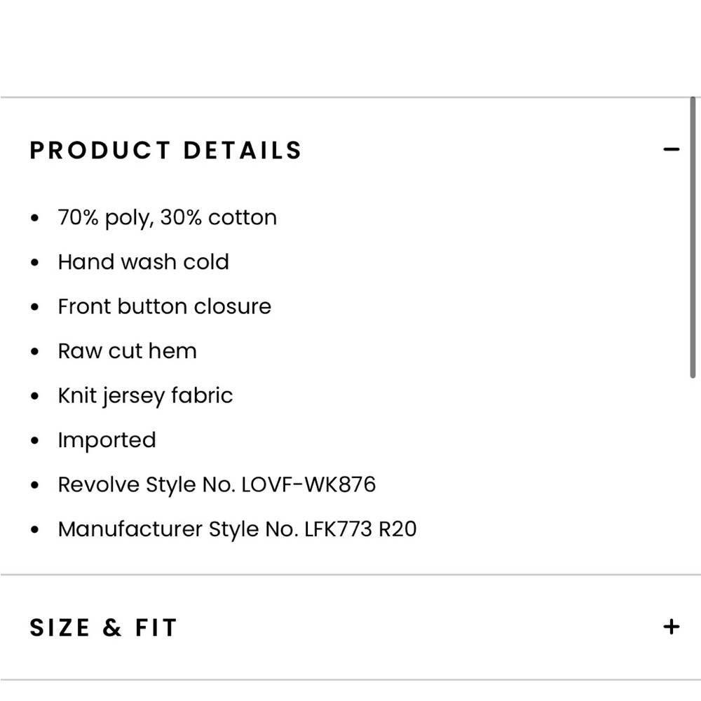 White Cropped Button-Up Top - Picture 4 of 6